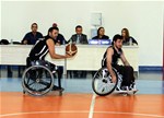 Gençlik ve Spor Bakanı Akif Çağatay Kılıç, Garanti ve Beşiktaş RMK Marine Tekerlekli Sandalye Basketbol Takımları arasında oynanan basketbol karşılaşmasını izledi.