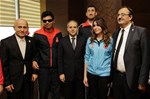 Gençlik ve Spor Bakanı Akif Çağatay Kılıç, 3 Aralık Dünya Engelliler Günü dolayısılya engelli sporcuları makamında kabul etti.