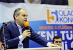 Gençlik ve Spor Bakanı Akif Çağatay Kılıç, Amasya Ak Parti 5. Olağan İl Kongresi'ne katıldı.