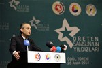 Gençlik ve Spor Bakanı Akif Çağatay Kılıç, Samsun Büyükşehir Belediyesi Sanat Merkezi'nde düzenlenen Samsun Ticaret ve Sanayi Odası Üreten Samsun’un Yıldızları Ödül Törenine katıldı.