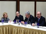 Başbakan Ahmet Davutoğlu ile Gençlik ve Spor Bakanı Akif Çağatay Kılıç, Berlin'de UETD tarafından düzenlenen toplantıya katıldı.