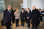 Başbakan Ahmet Davutoğlu ile Gençlik ve Spor Bakanı Akif Çağatay Kılıç, Almanya Şansölyesi Angela Merkel'in başkanlık ettiği çalışma yemeğine katıldı.