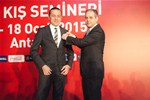 Gençlik ve Spor Bakanı Akif Çağatay Kılıç, Antalya'da düzenlenen MHK Kış Semineri'nde 2015 yılında FIFA kokartı taşımaya hak kazanan 30 hakeme kokart takma törenine katıldı.