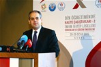 Gençlik ve Spor Bakanı Akif Çağatay Kılıç, TİMAV İmam Hatip Gençliğinin Sorunları, Gelişimi Ve Gelecek Tasarımı Projesinin “İmam Hatip Liselerinde Din Öğreniminde Kalite” Çalıştayı'na katıldı.