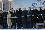 Cumhurbaşkanı Recep Tayyip Erdoğan ile Gençlik ve Spor Bakanı Akif Çağatay Kılıç, Kırşehir toplu açılış törenine katıldı.
