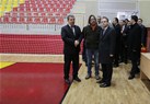 Gençlik ve Spor Bakanı Akif Çağatay Kılıç, Göztepe Stadyumunda incelemelerde bulundu.