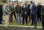 Gençlik ve Spor Bakanı Akif Çağatay Kılıç, Göztepe Stadyumunda incelemelerde bulundu.