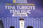 Gençlik ve Spor Bakanı Akif Çağatay Kılıç, Ak Parti Samsun 5. Olağan İl Kongresine katıldı.