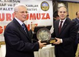 Gençlik ve Spor Bakanı Akif Çağatay Kılıç, Samsun 19 Mayıs Esnaf ve Sanatkarlar Kredi ve Kefalet Kooperatifi Genel Kurulu'na katıldı.