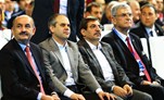 Başbakan Ahmet Davutoğlu ile Gençlik ve Spor Bakanı Akif Çağatay Kılıç, Ak Parti İstanbul 5. Olağan Kongresi'ne katıldı.
