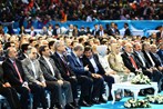 Başbakan Ahmet Davutoğlu ile Gençlik ve Spor Bakanı Akif Çağatay Kılıç, Ak Parti İstanbul 5. Olağan Kongresi'ne katıldı.