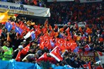 Başbakan Ahmet Davutoğlu ile Gençlik ve Spor Bakanı Akif Çağatay Kılıç, Ak Parti İstanbul 5. Olağan Kongresi'ne katıldı.