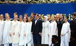 Başbakan Ahmet Davutoğlu ile Gençlik ve Spor Bakanı Akif Çağatay Kılıç, Ak Parti İstanbul 5. Olağan Kongresi'ne katıldı.