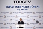 Cumhurbaşkanı Recep Tayyip Erdoğan ile Gençlik ve Spor Bakanı Akif Çağatay Kılıç, Ankara ATO Congresium'da düzenlenen TÜRGEV Yurtları toplu açılış törenine katıldı.