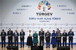 Cumhurbaşkanı Recep Tayyip Erdoğan ile Gençlik ve Spor Bakanı Akif Çağatay Kılıç, Ankara ATO Congresium'da düzenlenen TÜRGEV Yurtları toplu açılış törenine katıldı.