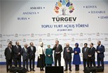 Cumhurbaşkanı Recep Tayyip Erdoğan ile Gençlik ve Spor Bakanı Akif Çağatay Kılıç, Ankara ATO Congresium'da düzenlenen TÜRGEV Yurtları toplu açılış törenine katıldı.