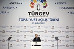Cumhurbaşkanı Recep Tayyip Erdoğan ile Gençlik ve Spor Bakanı Akif Çağatay Kılıç, Ankara ATO Congresium'da düzenlenen TÜRGEV Yurtları toplu açılış törenine katıldı.