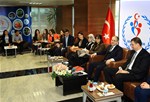 Gençlik ve Spor Bakanı Akif Çağatay Kılıç, Gazi Üniversitesi öğrencilerini kabul etti.
