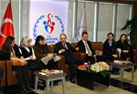Gençlik ve Spor Bakanı Akif Çağatay Kılıç, Gazi Üniversitesi öğrencilerini kabul etti.