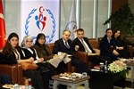 Gençlik ve Spor Bakanı Akif Çağatay Kılıç, Gazi Üniversitesi öğrencilerini kabul etti.