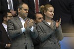 Başbakan Ahmet Davutoğlu ile Gençlik ve Spor Bakanı Akif Çağatay Kılıç, AK Parti Ankara İl Gençlik Kolları 4. Olağan Kongresi'ne katıldı.