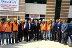 Gençlik ve Spor Bakanı Akif Çağatay Kılıç, Adıyaman'ın Besni İlçesi'nde yapımı devam eden spor salonu inşaatında incelemelerde bulundu.