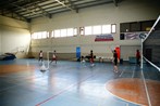 Gençlik ve Spor Bakanı Akif Çağatay Kılıç, Adıyaman'ın Besni İlçesi spor salonunda incelemelerde bulundu.