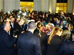 Cumhurbaşkanı Recep Tayyip Erdoğan ile Gençlik ve Spor Bakanı Akif Çağatay Kılıç, Gaziantep Üniversitesi Sani Konukoğlu İlahiyat Fakültesi açılış törenine katıldı.