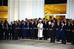 Cumhurbaşkanı Recep Tayyip Erdoğan ile Gençlik ve Spor Bakanı Akif Çağatay Kılıç, Gaziantep Üniversitesi Sani Konukoğlu İlahiyat Fakültesi açılış törenine katıldı.