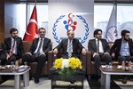 Gençlik ve Spor Bakanı Akif Çağatay Kılıç, İstanbul Üniversitesi İlahiyat Fakültesi Akil Gençler Kulübü'nü kabul etti.