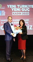 Gençlik ve Spor Bakanı Akif Çağatay Kılıç, AK Parti Samsun Kadın Kolları 4. Olağan İl Kongresi'ne katıldı.