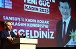 Gençlik ve Spor Bakanı Akif Çağatay Kılıç, AK Parti Samsun Kadın Kolları 4. Olağan İl Kongresi'ne katıldı.