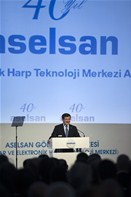Cumhurbaşkanı Recep Tayyip Erdoğan, Başbakan Ahmet Davutoğlu ve Gençlik ve Spor Bakanı Akif Çağatay Kılıç, Aselsan Radar ve Elektronik Harp Teknolojileri Merkezi açılış törenine katıldı.