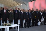 Cumhurbaşkanı Recep Tayyip Erdoğan, Başbakan Ahmet Davutoğlu ve Gençlik ve Spor Bakanı Akif Çağatay Kılıç, Aselsan Radar ve Elektronik Harp Teknolojileri Merkezi açılış törenine katıldı.