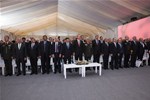 Cumhurbaşkanı Recep Tayyip Erdoğan, Başbakan Ahmet Davutoğlu ve Gençlik ve Spor Bakanı Akif Çağatay Kılıç, Aselsan Radar ve Elektronik Harp Teknolojileri Merkezi açılış törenine katıldı.