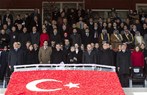 Başbakan Ahmet Davutoğlu ile Gençlik ve Spor Bakanı Akif Çağatay Kılıç, 18 Mart Şehitleri Anma Günü ve Çanakkale Deniz Zaferi’nin 100.yılı Törenleri'ne katıldı.