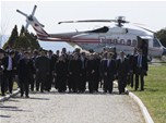 Başbakan Ahmet Davutoğlu ile Gençlik ve Spor Bakanı Akif Çağatay Kılıç, 18 Mart Şehitleri Anma Günü ve Çanakkale Deniz Zaferi’nin 100.yılı Törenleri'ne katıldı.