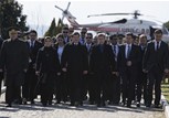 Başbakan Ahmet Davutoğlu ile Gençlik ve Spor Bakanı Akif Çağatay Kılıç, 18 Mart Şehitleri Anma Günü ve Çanakkale Deniz Zaferi’nin 100.yılı Törenleri'ne katıldı.