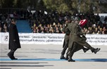 Başbakan Ahmet Davutoğlu ile Gençlik ve Spor Bakanı Akif Çağatay Kılıç, 18 Mart Şehitleri Anma Günü ve Çanakkale Deniz Zaferi’nin 100.yılı Törenleri'ne katıldı.