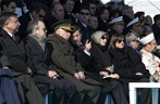 Başbakan Ahmet Davutoğlu ile Gençlik ve Spor Bakanı Akif Çağatay Kılıç, 18 Mart Şehitleri Anma Günü ve Çanakkale Deniz Zaferi’nin 100.yılı Törenleri'ne katıldı.