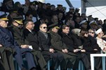 Başbakan Ahmet Davutoğlu ile Gençlik ve Spor Bakanı Akif Çağatay Kılıç, 18 Mart Şehitleri Anma Günü ve Çanakkale Deniz Zaferi’nin 100.yılı Törenleri'ne katıldı.