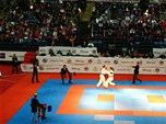 Gençlik ve Spor Bakanı Akif Çağatay Kılıç, Sinan Erdem Spor Salonu'nda düzenlenen 50. Avrupa Büyükler Karate Şampiyonası'nı izledi.
