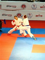 Gençlik ve Spor Bakanı Akif Çağatay Kılıç, Sinan Erdem Spor Salonu'nda düzenlenen 50. Avrupa Büyükler Karate Şampiyonası'nı izledi.