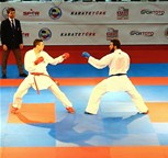 Gençlik ve Spor Bakanı Akif Çağatay Kılıç, Sinan Erdem Spor Salonu'nda düzenlenen 50. Avrupa Büyükler Karate Şampiyonası'nı izledi.