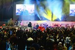 Başbakan Ahmet Davutoğlu ile Gençlik ve Spor Bakanı Akif Çağatay Kılıç, AK Parti İstanbul İl Başkanlığı'nın Abdi İpekçi Spor Salonunda düzenlediği Biz Birlikte Türkiye'yiz Bahar Şöleni ne katıldı.