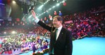Başbakan Ahmet Davutoğlu ile Gençlik ve Spor Bakanı Akif Çağatay Kılıç, AK Parti İstanbul İl Başkanlığı'nın Abdi İpekçi Spor Salonunda düzenlediği Biz Birlikte Türkiye'yiz Bahar Şöleni ne katıldı.