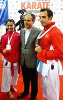 Gençlik ve Spor Bakanı Akif Çağatay Kılıç, Sinan Erdem Spor Salonu'nda düzenlenen 50. Avrupa Büyükler Karate Şampiyonası'nı izledi.