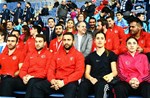 Gençlik ve Spor Bakanı Akif Çağatay Kılıç, Sinan Erdem Spor Salonu'nda düzenlenen 50. Avrupa Büyükler Karate Şampiyonası'nı izledi.