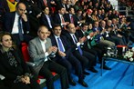 Başbakan Ahmet Davutoğlu ile Gençlik ve Spor Bakanı Akif Çağatay Kılıç, AK Parti İstanbul İl Başkanlığı'nın Abdi İpekçi Spor Salonunda düzenlediği Biz Birlikte Türkiye'yiz Bahar Şöleni ne katıldı.