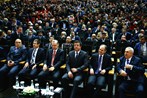 Cumhurbaşkanı Recep Tayyip Erdoğan ile Gençlik ve Spor Bakanı Akif Çağatay Kılıç, ATO Congresium'da düzenlenen Türkiye Pazarcılar, Meyveciler ve Sebzeciler Federasyonu Üyeleri ile toplantıya katıldı.